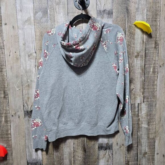 5/$25 Obey Propoganda Grey Floral Hoodie - Picture 5 of 7